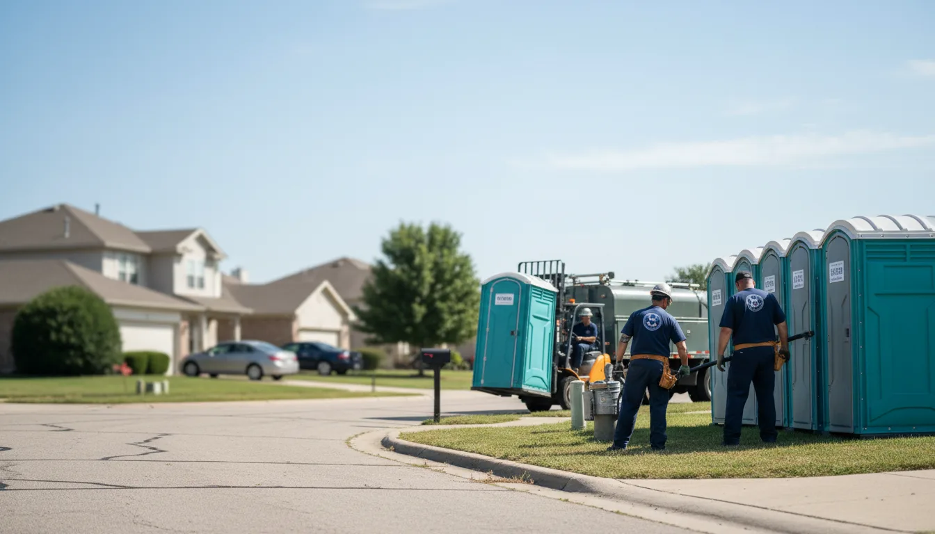 Porta Potty Rental in Crystal, MI near me